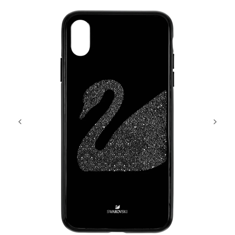 Swarovski Swan iPhone X/ XS case - black